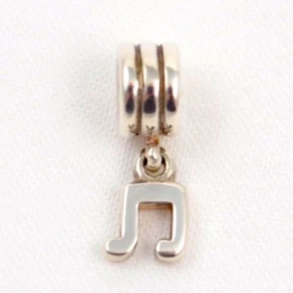 Authentic Pandora Music Note Dangle Charm - Picture 1 of 4